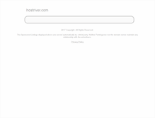 Tablet Screenshot of hostriver.com